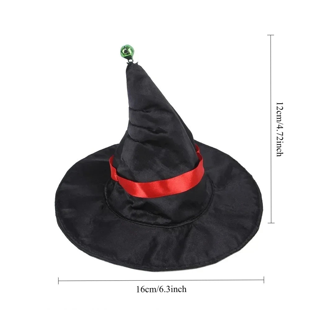 Wizard Witch Cape and Hat Cat Dog Halloween Cosplay
