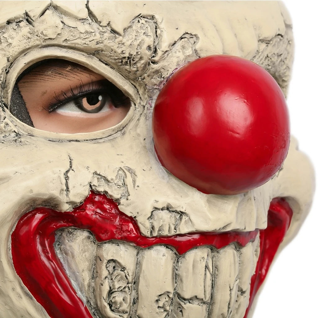 Twisted Metal Sweet Tooth Killer Clown Resin Mask Halloween Cosplay