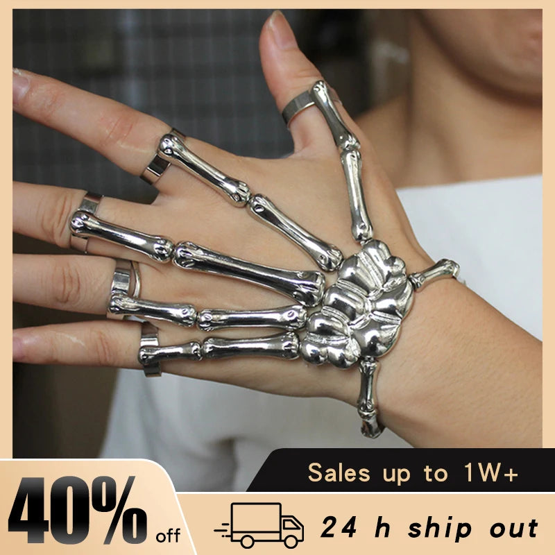Steam Punk Metal Skull Skeleton