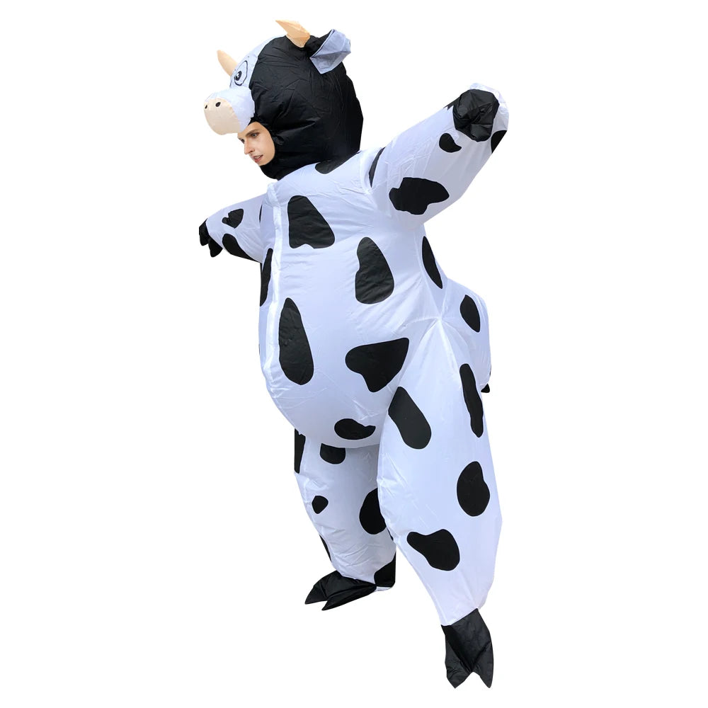 Adult Cow Monster Inflatable Costume Halloween Cosplay Suit