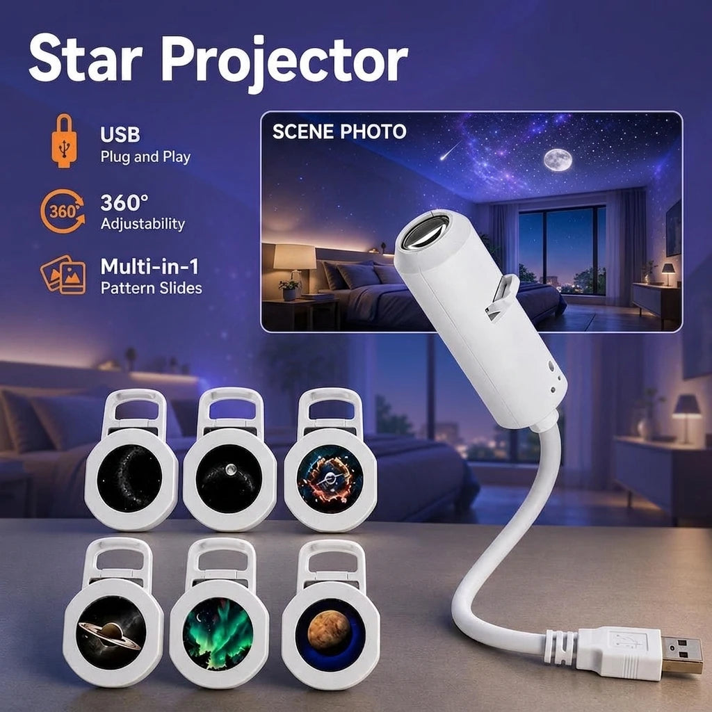 Starry Sky Universe Projection Lamp Halloween Cosplay