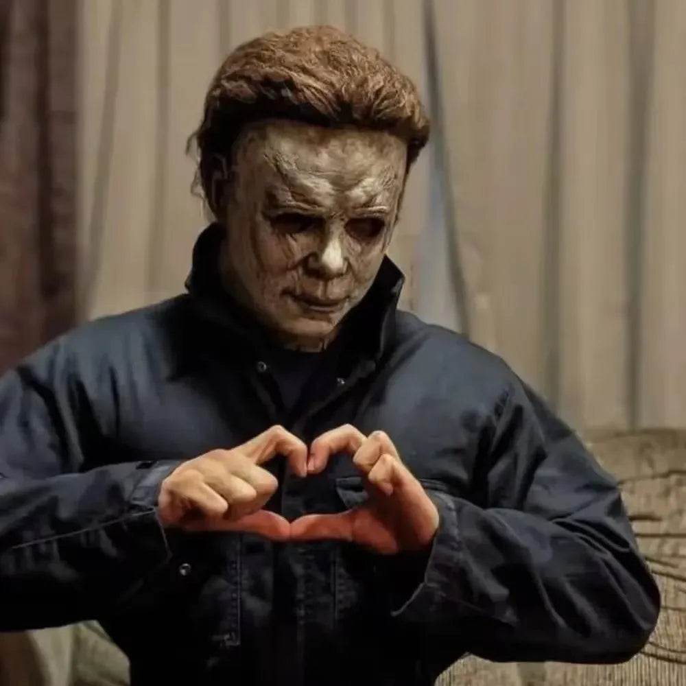 Michael Myers Full Head Latex Mask Halloween Cosplay