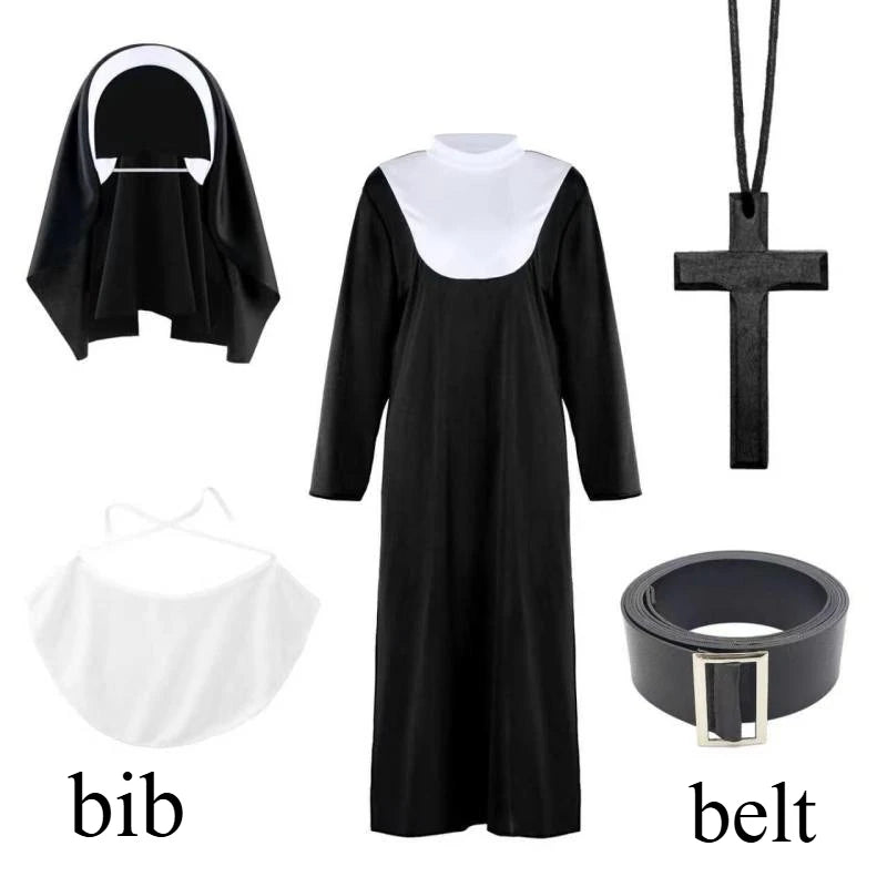 Classic Nun Halloween Costume – Spooky Party Look