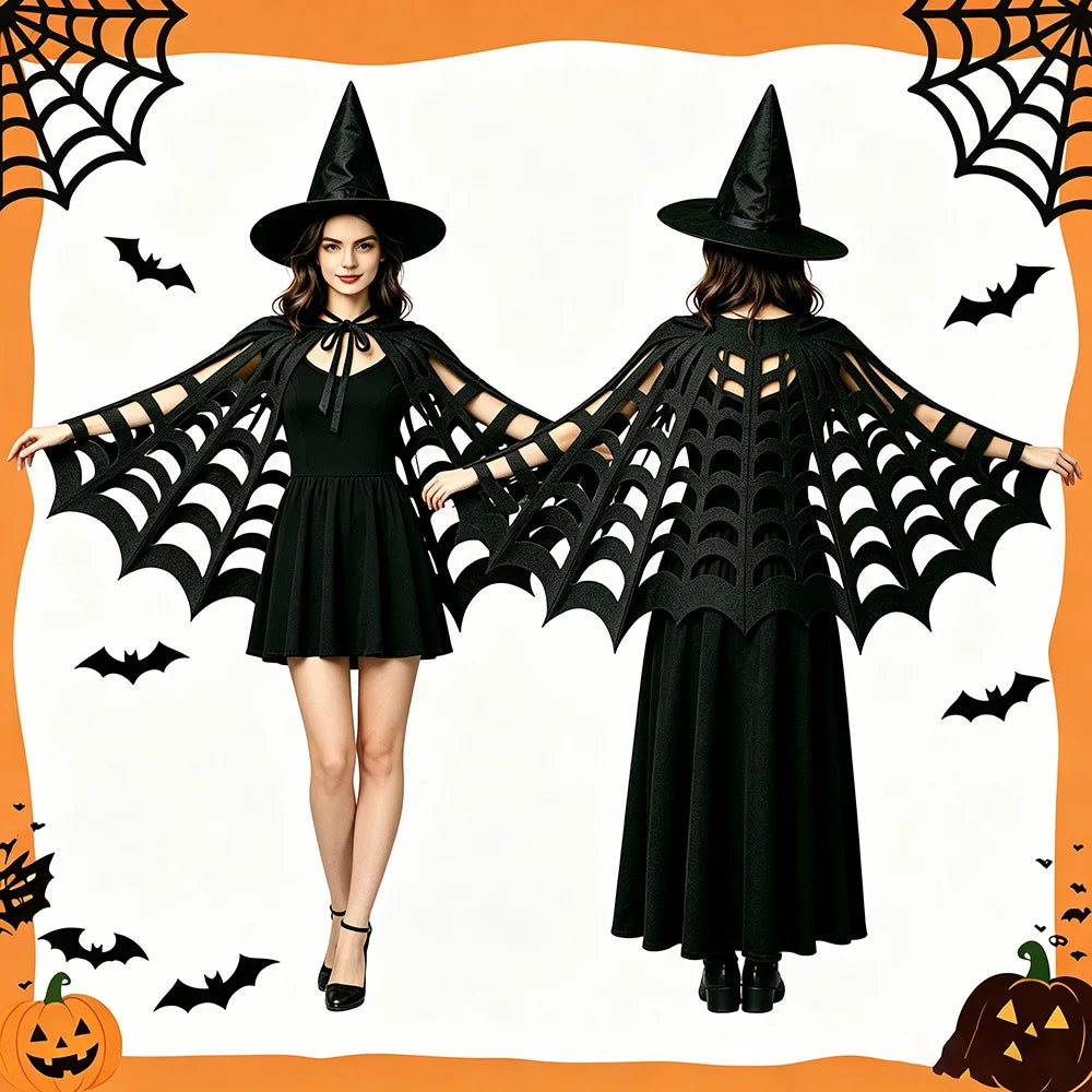 Spider Web Cape Cloak