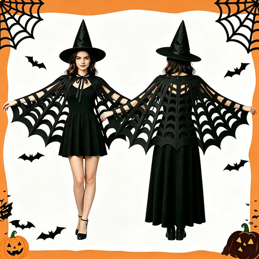Spider Web Cape Cloak
