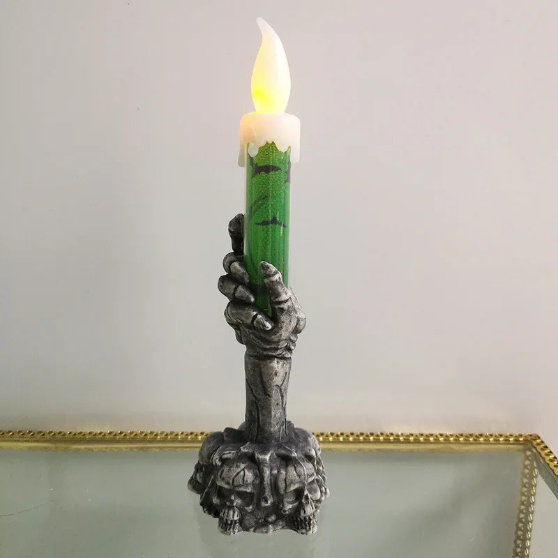 Halloween Skeleton Ghost Pumpkin Party Candle Decoration Halloween Cosplay