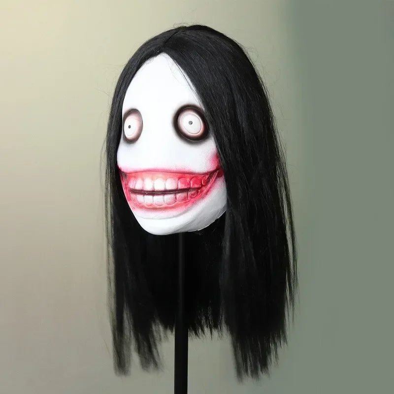 Horror Jeff The Killer Latex Mask Halloween Cosplay