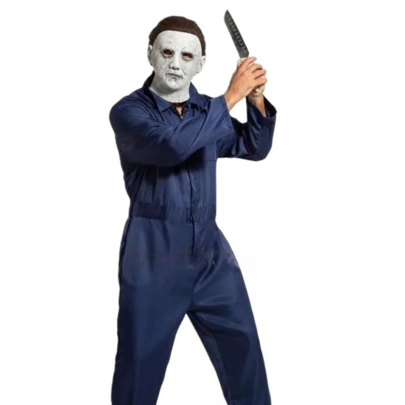 Michael Myers Full Head Latex Mask Halloween Cosplay