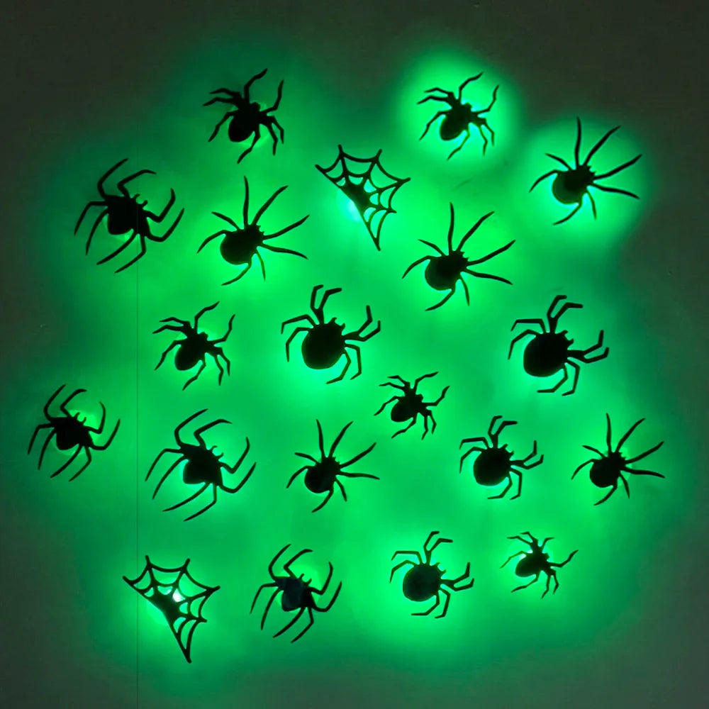 3D Bat LED Light Wall Stickers Halloween Cosplay
