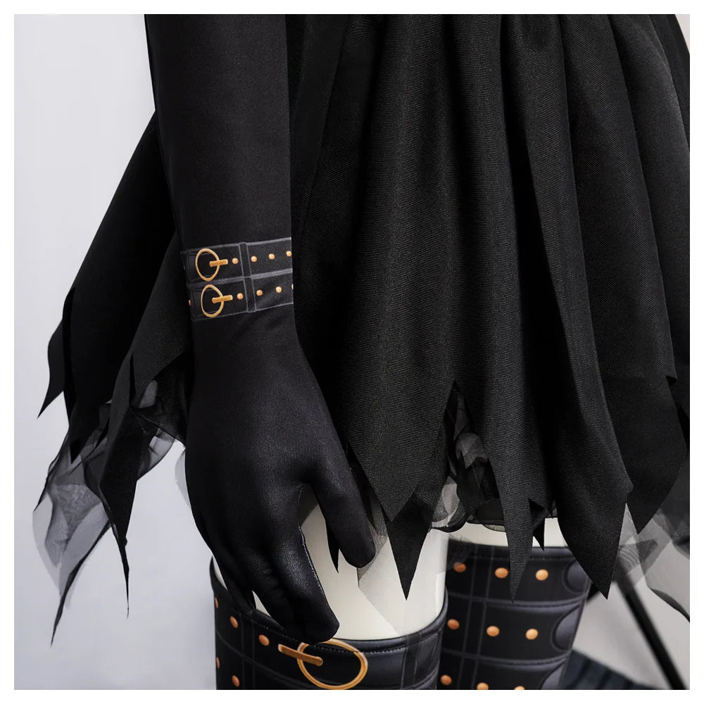 Movie Horror Beauty Edward Cosplay Fantasy Dress Scissorhand Cosplay Costume Adult Women Halloween Roleplay Full Set Clothes