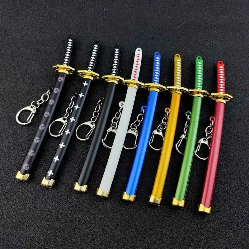 Mini Samurai Sword Scabbard Keychain Katana Cosplay