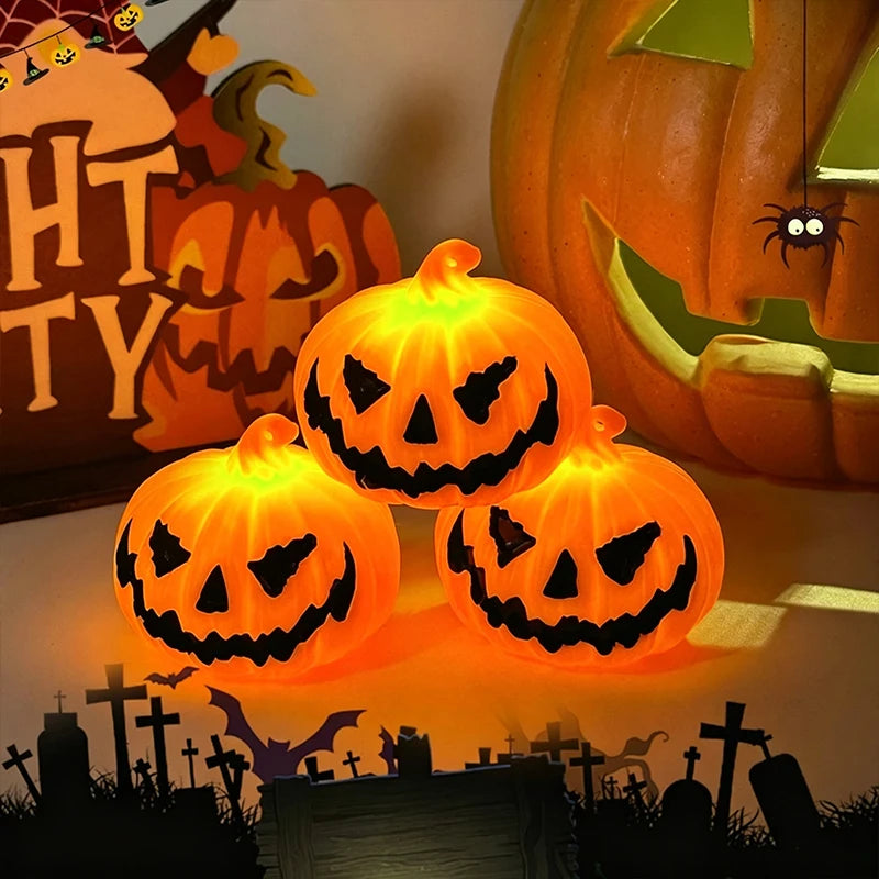 LED Jack-O-Lantern Pumpkin Lights Halloween Cosplay