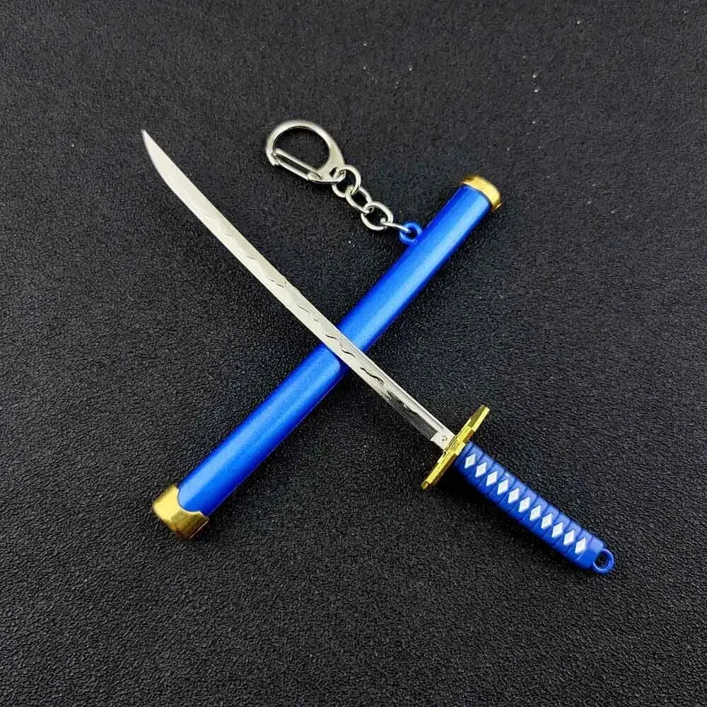 Mini Samurai Sword Scabbard Keychain Katana Cosplay