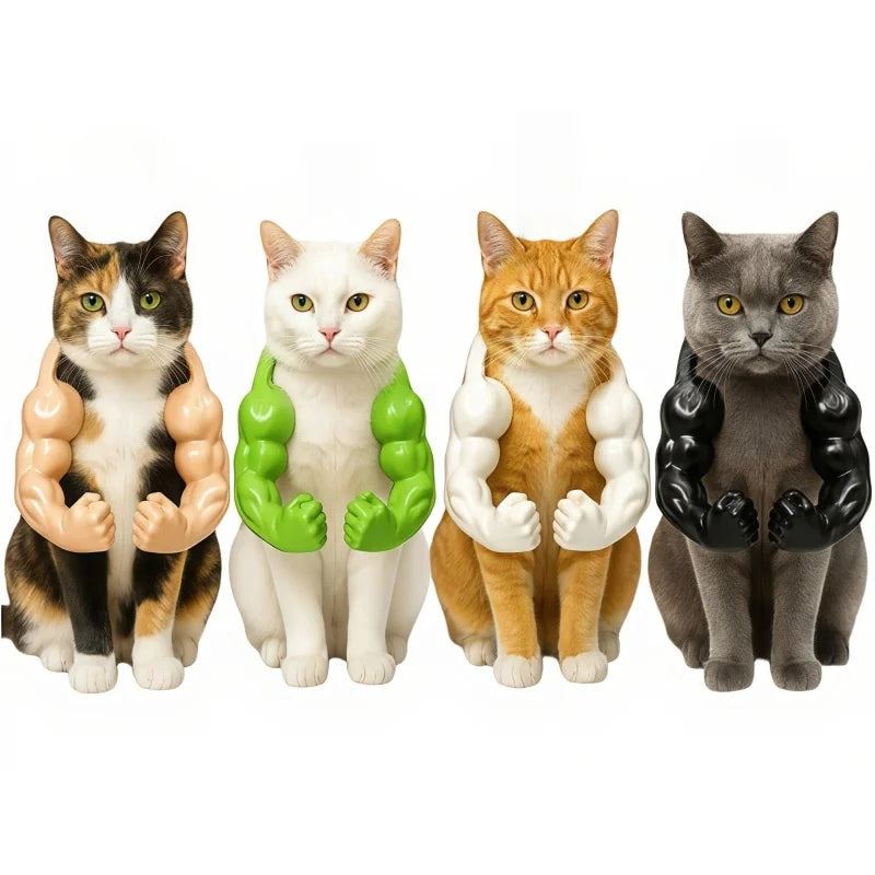 Buff Muscle Arms Cat Dog Halloween Cosplay
