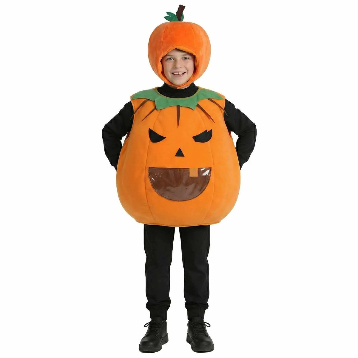 Kids Pumpkin Costume Outfit Halloween Cosplay