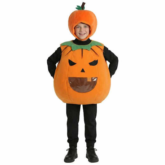 Kids Pumpkin Costume Outfit Halloween Cosplay