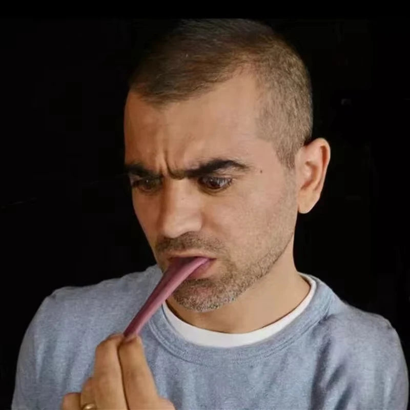 Realistic Fake Tongue Prank Magician Props Halloween Cosplay