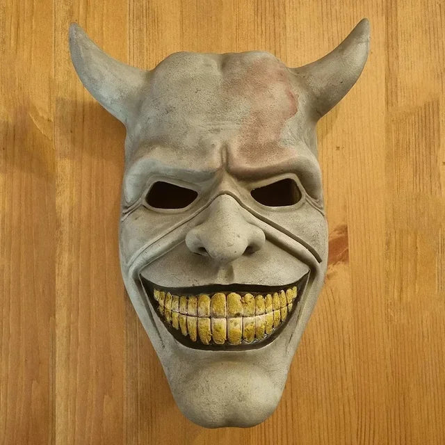 Horror The Black Phone The Grabber Killer Latex Mask Halloween Cosplay