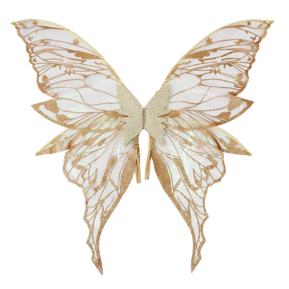 Sparkling Fairy Angel Wings Costume Dress up Halloween Cosplay