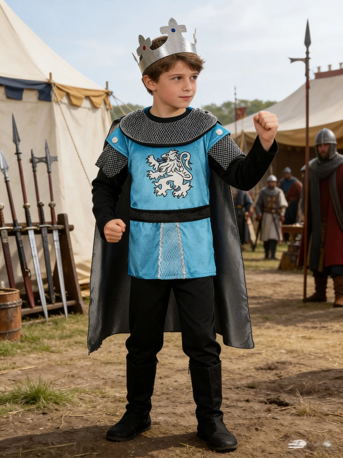 Boys Medieval Royal Costume
