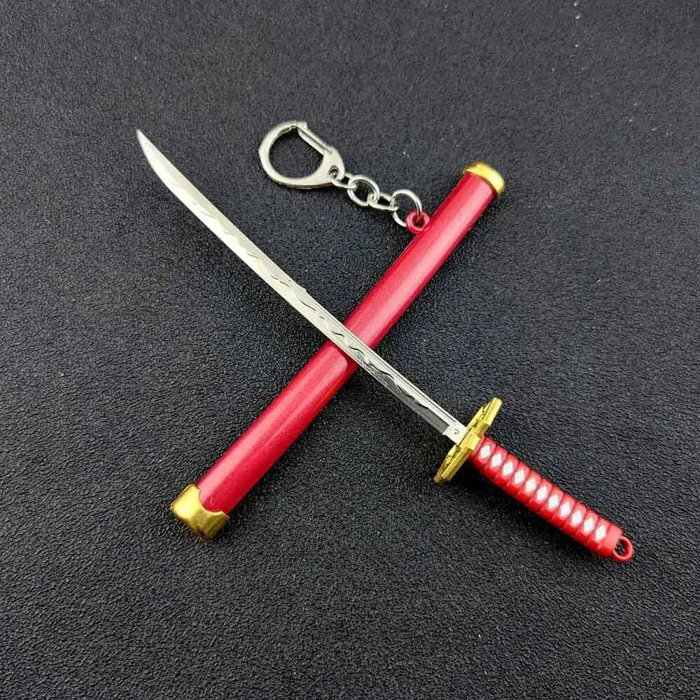 Mini Samurai Sword Scabbard Keychain Katana Cosplay