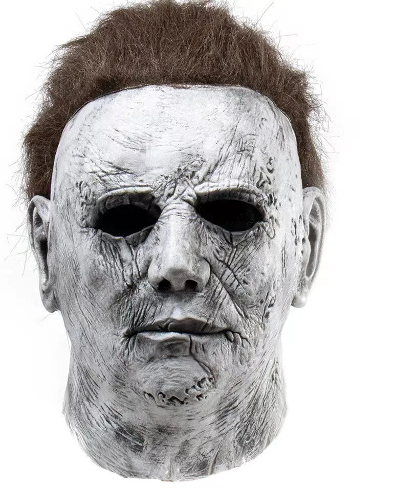 Michael Myers Full Head Latex Mask Halloween Cosplay