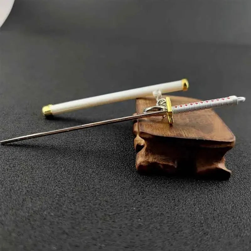 Mini Samurai Sword Scabbard Keychain Katana Cosplay