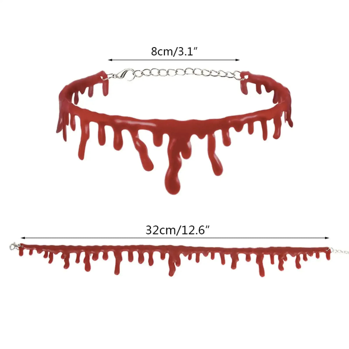 Dripping Blood Vampire Choker Halloween Cosplay