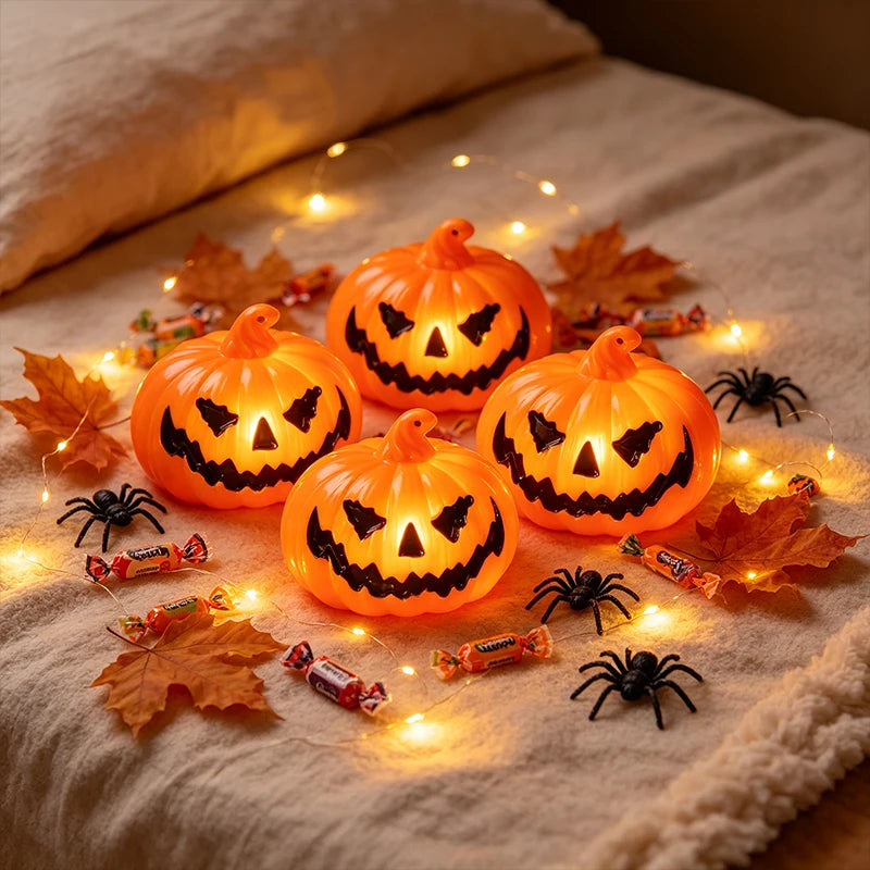 LED Jack-O-Lantern Pumpkin Lights Halloween Cosplay