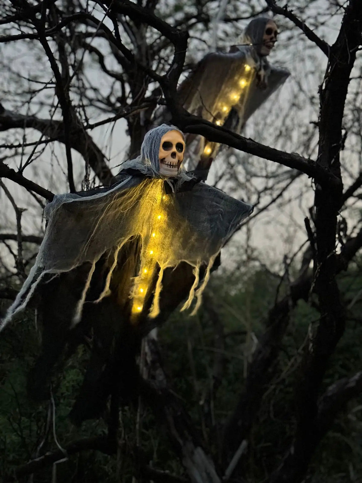 LED Ghost Decoration for Halloween Outdoor Garden