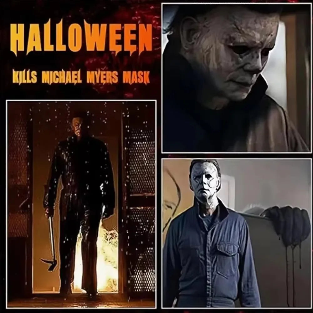 Michael Myers Full Head Latex Mask Halloween Cosplay