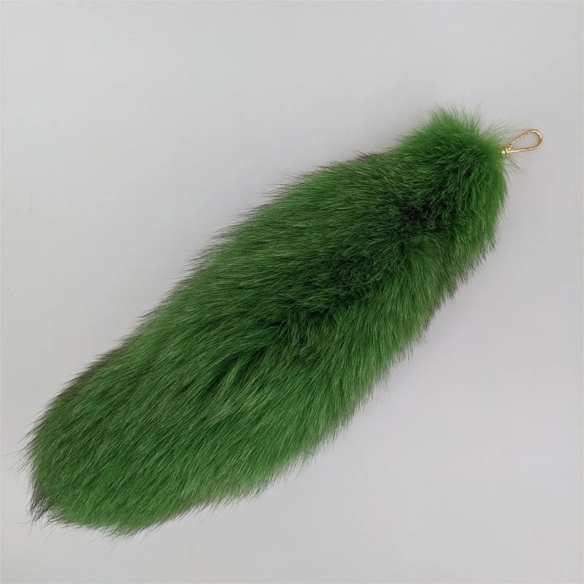 Natural Fox Fur Tail Keychain Cosplay Accessory
