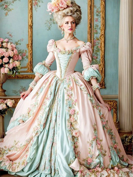 Pink Vintage Victorian Costume
