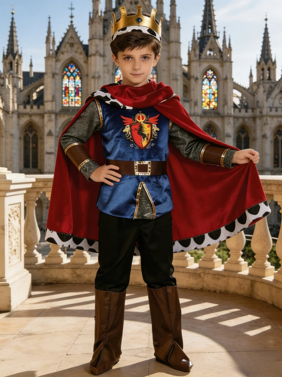 Halloween Kids Medieval Prince Costume