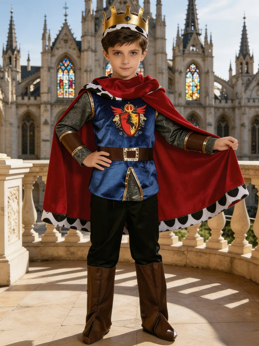 Halloween Kids Medieval Prince Costume
