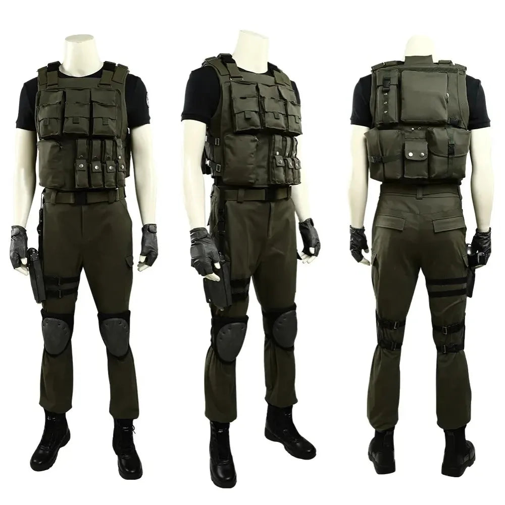Green Carlos Oliveira Cosplay Costume Vest Pants Full Set and Individual Items Are Sold Halloween Comic Con Outfit Custom Made