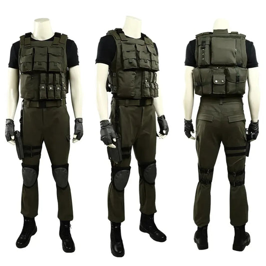 Green Carlos Oliveira Cosplay Costume Vest Pants Full Set and Individual Items Are Sold Halloween Comic Con Outfit Custom Made
