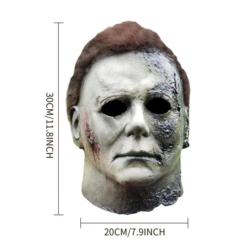 Michael Myers Full Head Latex Mask Halloween Cosplay