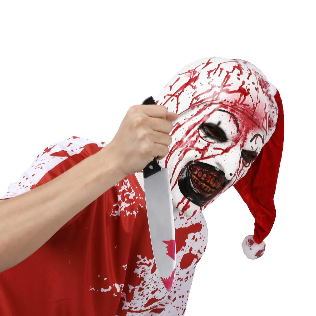 Horror Art The Clown Bloody Killer Mask Halloween Cosplay