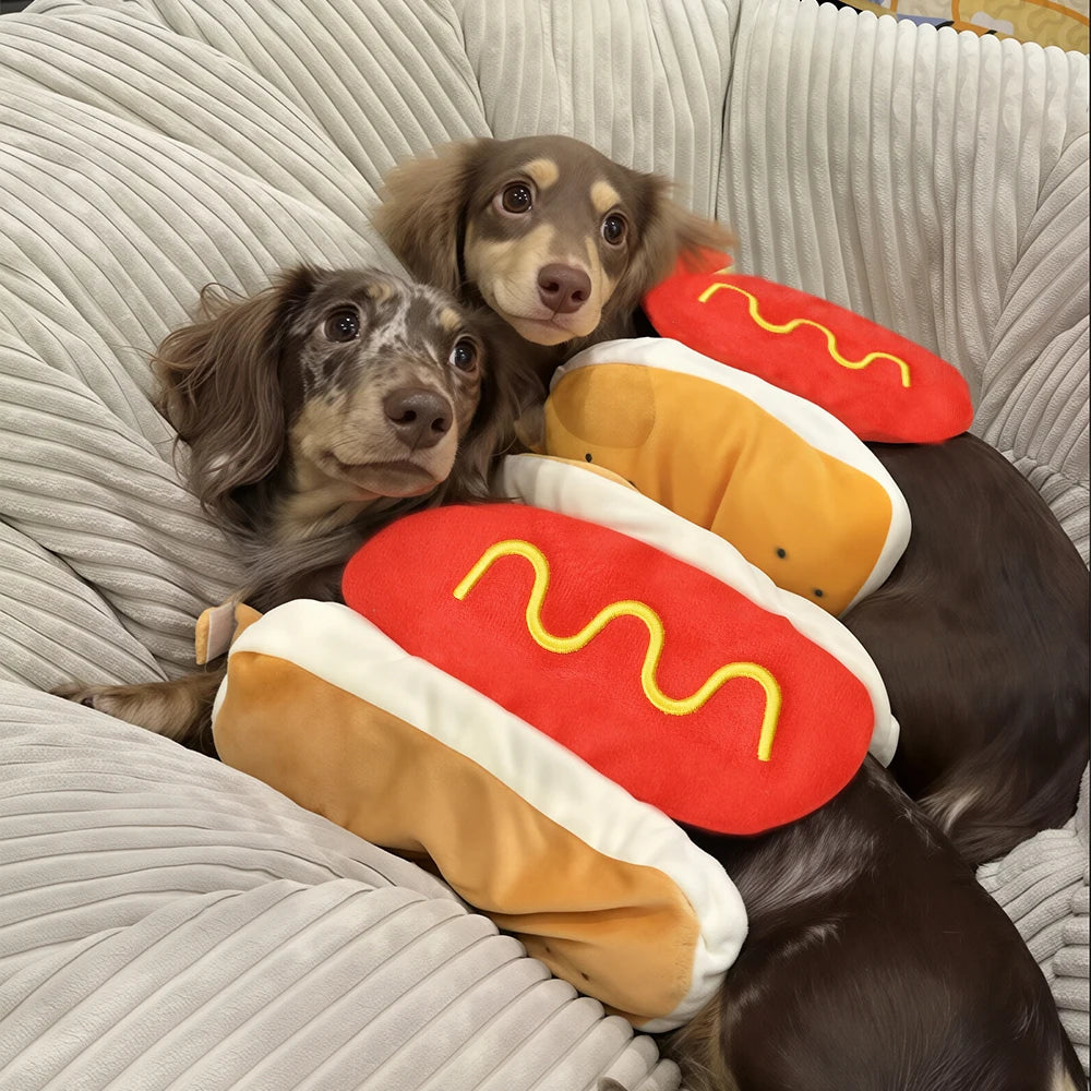 Pet Hot Dog Outfit Cat Dog Halloween Cosplay