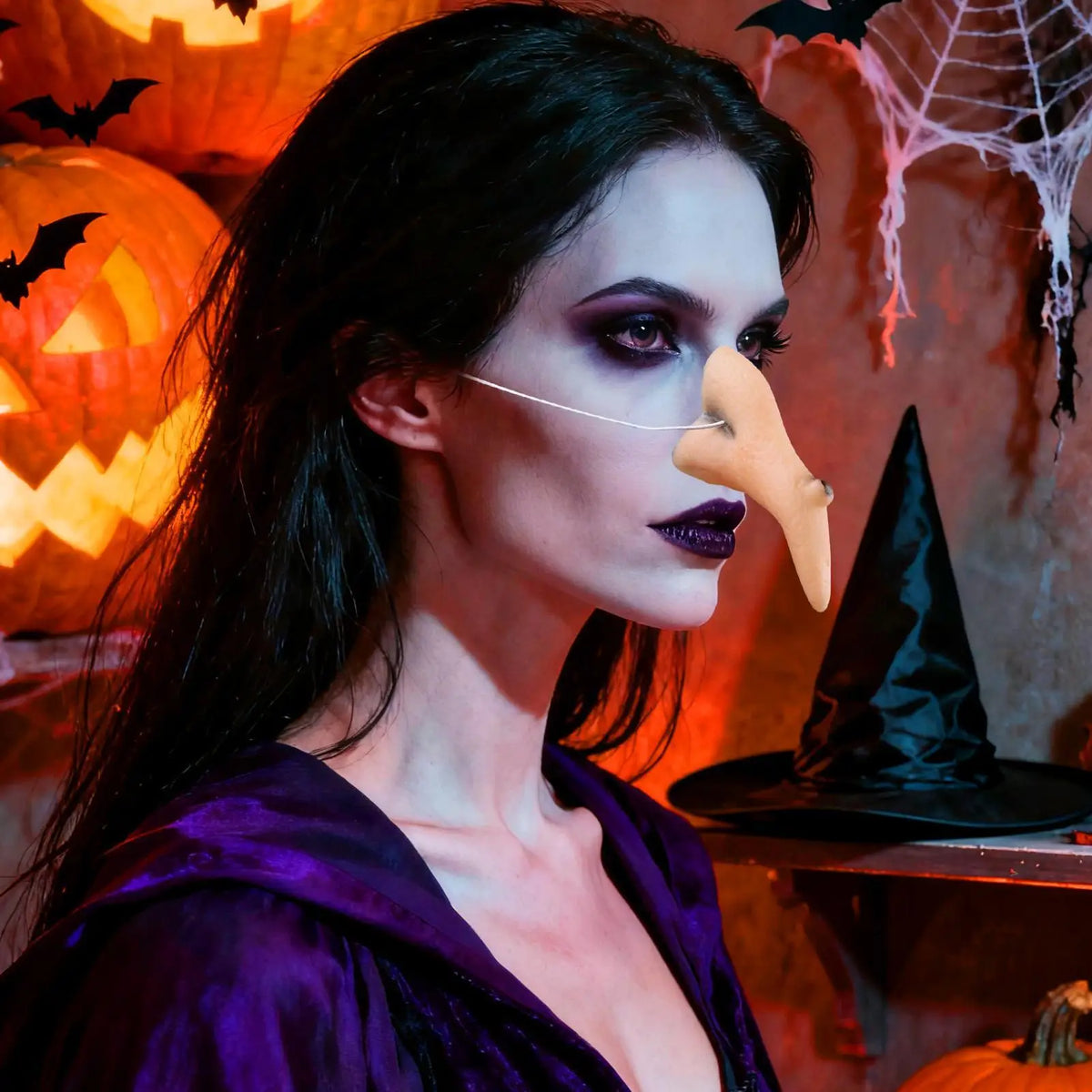 Realistic Witch Prosthetic Nose Halloween Cosplay