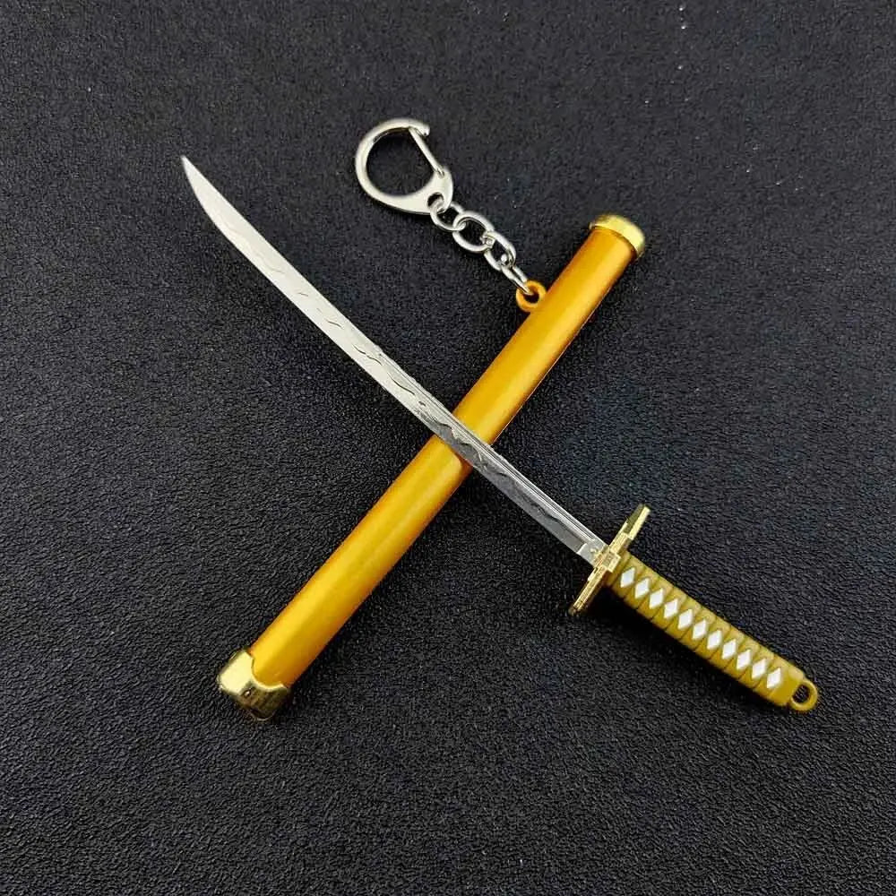 Mini Samurai Sword Scabbard Keychain Katana Cosplay