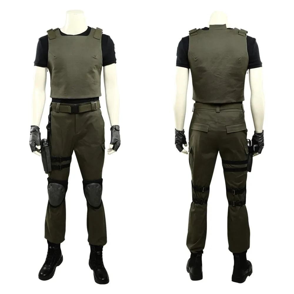 Green Carlos Oliveira Cosplay Costume Vest Pants Full Set and Individual Items Are Sold Halloween Comic Con Outfit Custom Made