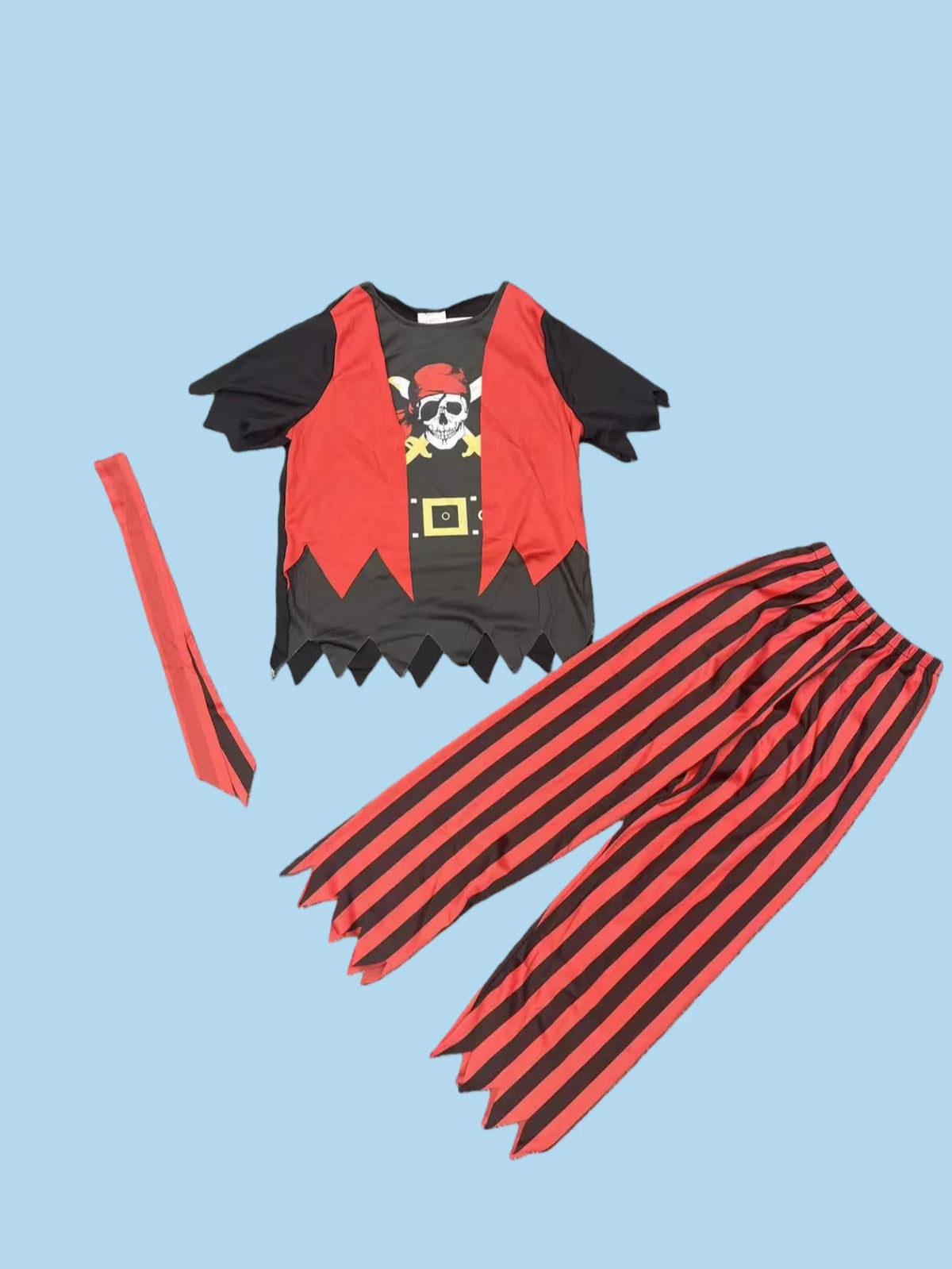 Kids Pirate Outfit Hat Set Halloween Cosplay