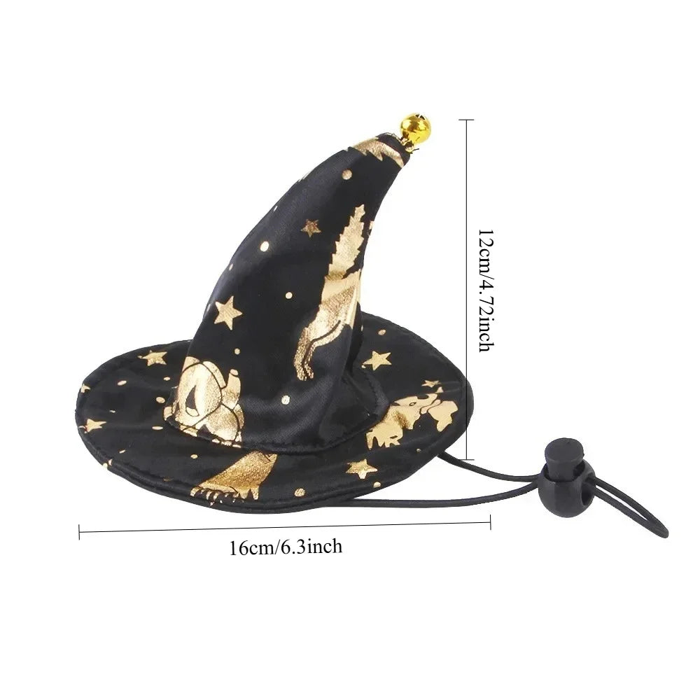 Wizard Witch Cape and Hat Cat Dog Halloween Cosplay