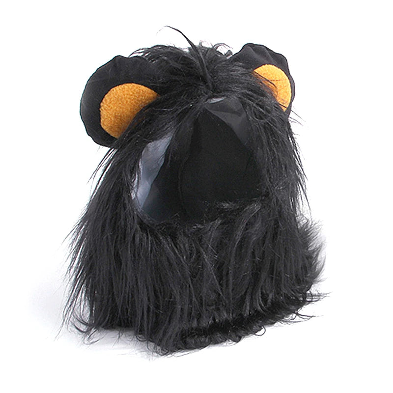 Lion Mane Hat Cat Dog Halloween Cosplay
