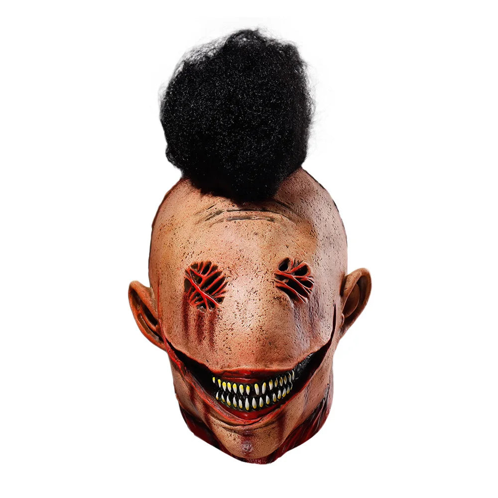 Horror Demon Skull Killer Latex Mask Halloween Cosplay