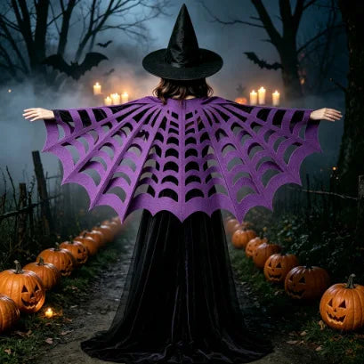 Spider Web Cape Cloak