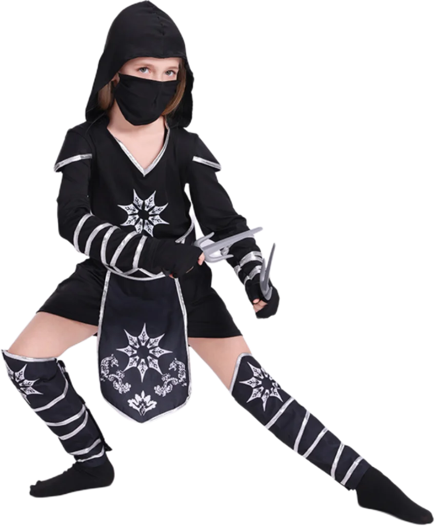 Anime Girls Boys Ninja Costume