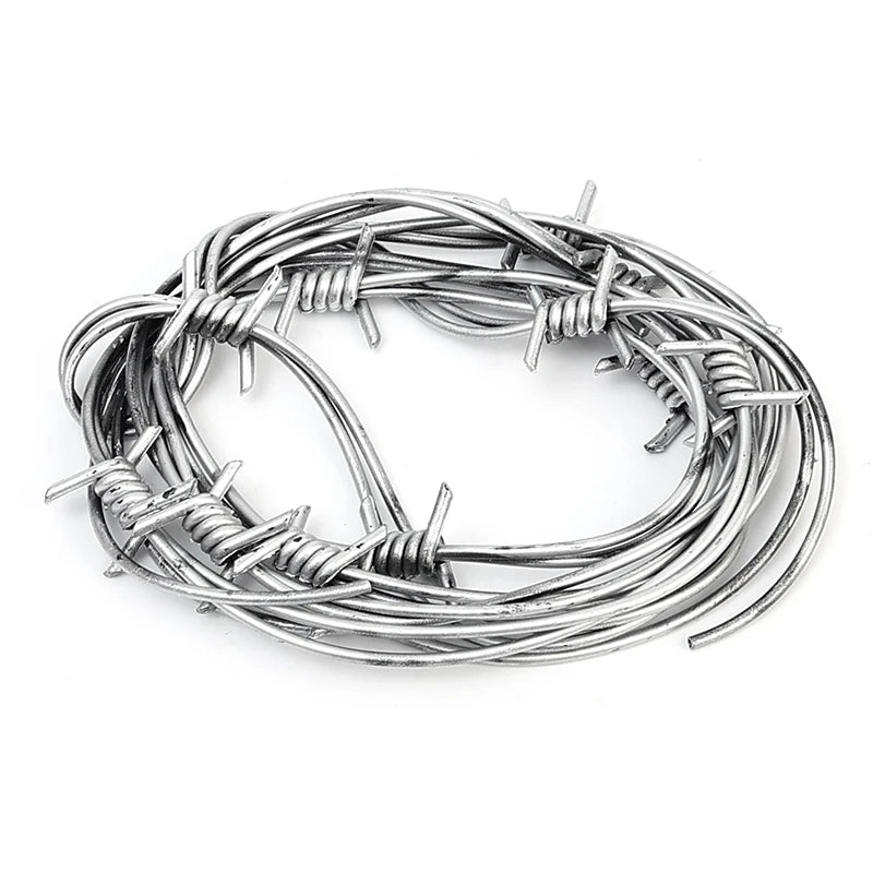 Fake Rusted Barbed Wire Garland Prop Halloween Cosplay